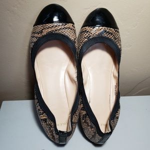 Cole Haan Snakeskin Flats